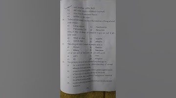 Psychology Honours paper-III BA-Part2 questions 2021 purnea University #shorts #viral #pu #ba #video