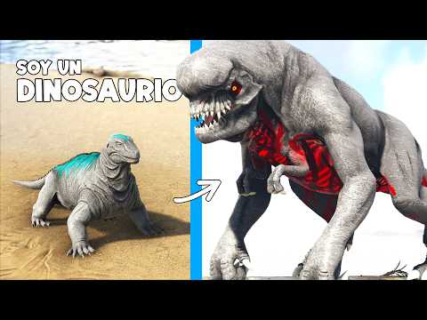 EVOLUCIONO a DISTORTUS REX! LA HISTORIA del Dinosaurio Mutante Moschops Soy Un Dinosaurio en ARK