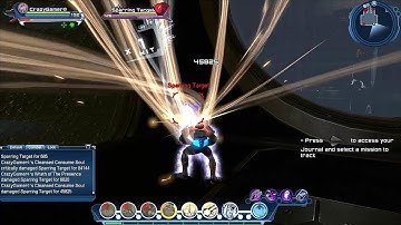 DC Universe Online celestial dps meele loadout incredible damage loadout and rotation
