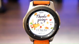 Free Galaxy Watch/Galaxy Watch Active 2 Holiday Watch Faces screenshot 1