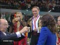 Татьяна Навка и Роман Костомаров - Олимпиада Турин 2006 - награждение