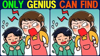 【Find the Difference】 ONLY GENIUS CAN FIND. Can you find them all?