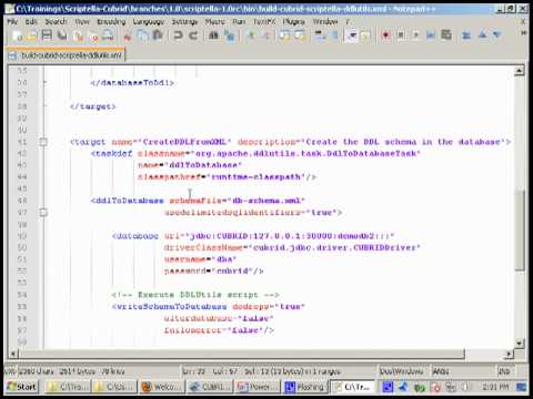 Apache DdlUtils & Scriptella: Migrating to CUBRID - Video Tutorial ...