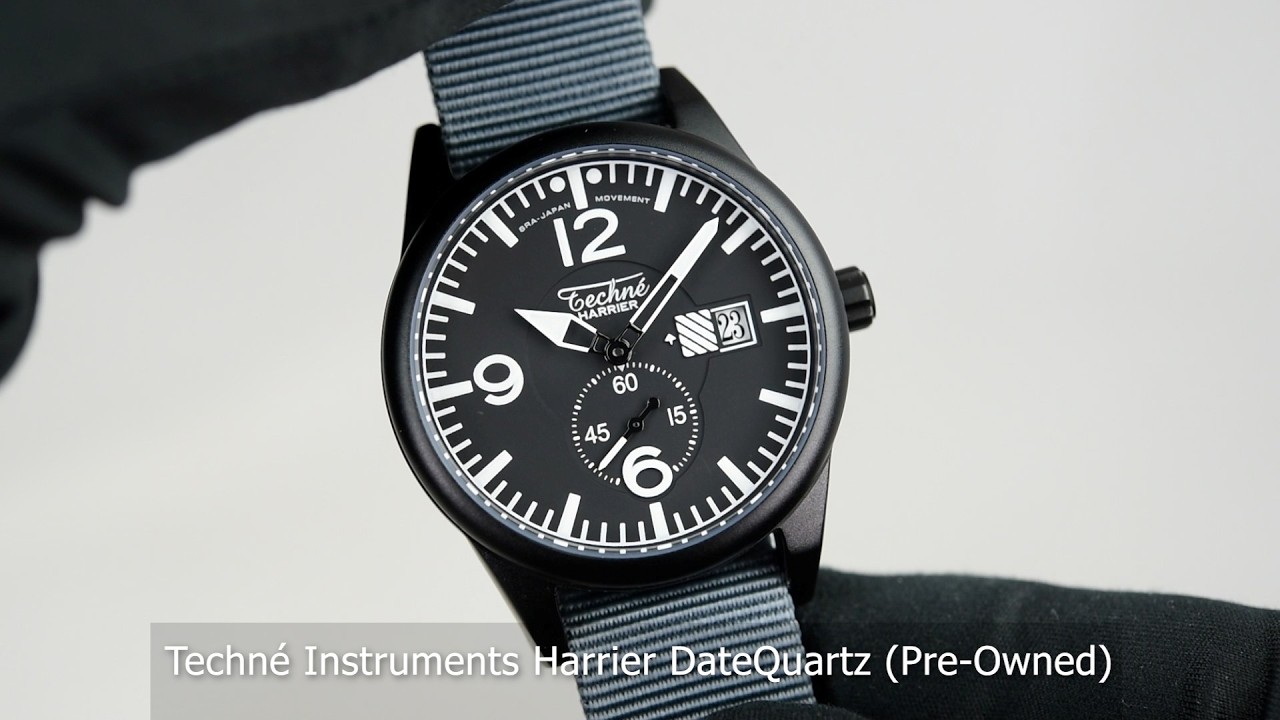 Techne Instruments Techné Instruments Harrier DateQuartz (Pre-Owned) - YouTube