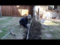 Burying A Compressed Air Line