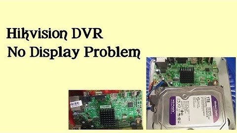 19. DVR no display problem _ Hikvision DVR #electricion #electrical #cctv