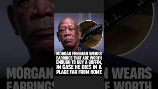 Morgan Freeman’s Earrings Mystery: Why They Can Buy a Coffin If He Dies Far From Home#morganfreeman