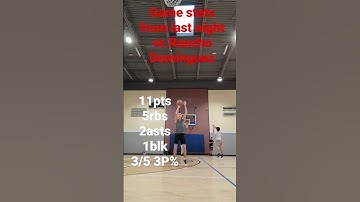 Game stats from 12/4/23 #mindovermatter #nba #basketball #ncaa #ballislife #hoops