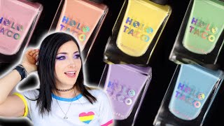 Holo Taco Pastel & Don't Tell Nail Polish Collection Swatches (& Comparisons!) || KELLI MARISSA