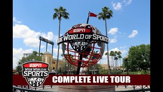 ESPN Wide World of Sports Complex Walt Disney World Full Live Tour NEW HOME NBA BASKETBALL 2020 image