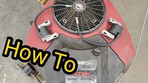 Coil Install Briggs V Twin How To