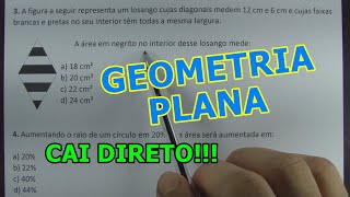 GEOMETRIA PLANA - INTRODUÇÃO - SÓ QUESTÕES CONCURSO