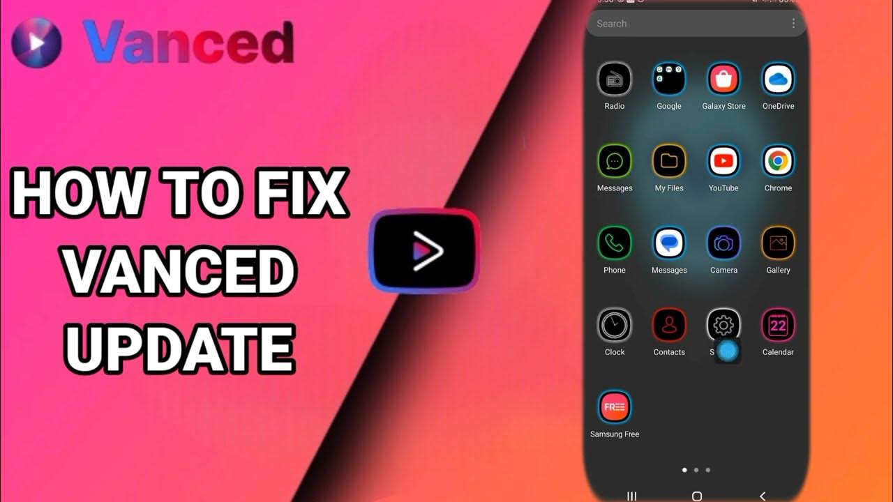 How To Fix Vanced Update On Vanced YouTube App YouTube