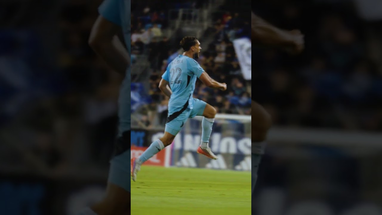 Marcus Caldeira with His First MLS Goal