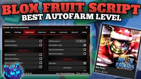 God Hub Roblox Script | New Blox Fruits Script Update Best Auto Farm Level