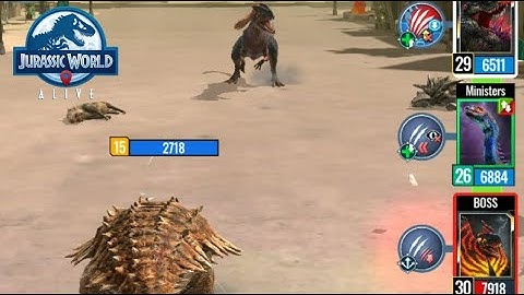 Quickest Low Level Strategy against Refrenantem!!! ( Jurassic World Alive 2.7 )