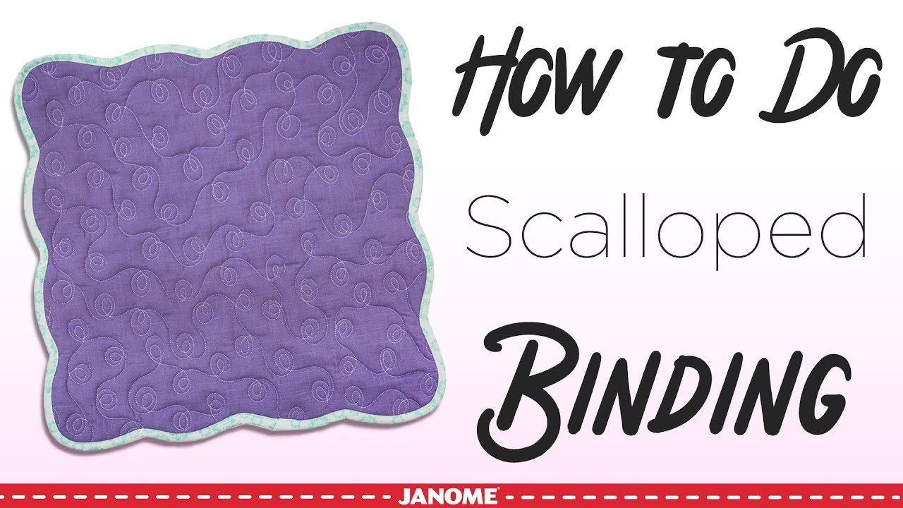 Quiltscapes.: Tutorial ~ How to Bind a Scalloped Edge