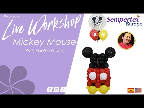 Mickey Mouse Balloon Basket | Balloon Tutorial | Live