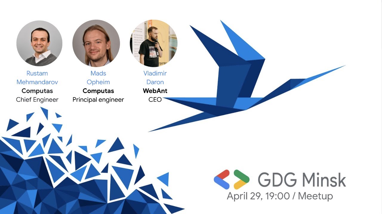 GDG Minsk Cloud April Meetup - YouTube