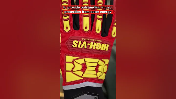 Seibertron HIGH-VIS Rigger Cut5 Handyman/Boxer Work Glove Oil&Gas Drilling Safety Impact Protection