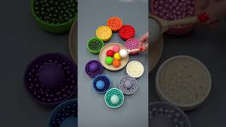 Wooden Balls. Colorful Beads. Color Sorting #dominogirl #woodenballs #colorsorting