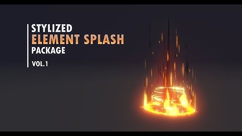 Unity Game FX - Stylized Element Splash vol.1
