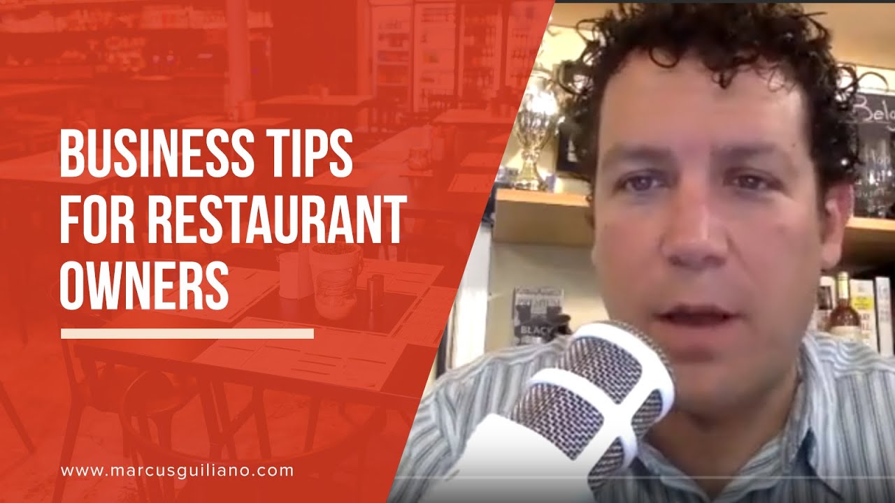 Business Tips for Restaurant Owners YouTube