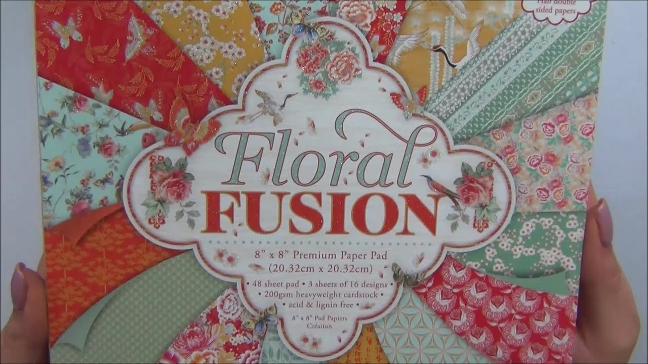 Floral Fusion paper pad by First Edition YouTube