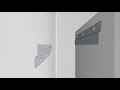 Video: GeckoTeq Cleat Z Bar Ophang Clip 5cm - per set van 2