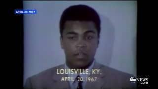 Muhammad Ali Refuses Army Induction 1967 ABC NEWS