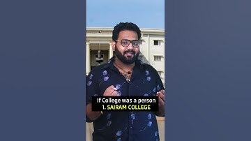 Sairam college students 😶 #sairam #chennai