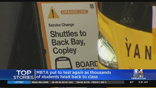 MBTA put to test as thousands of students head back to class amid Orange Line shutdown