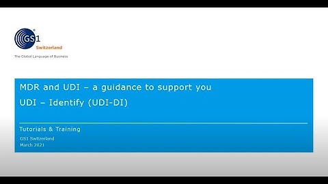 UDI - UDI-DI - UDI Part 4