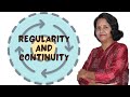 REGULARITY AND CONTINUITY | Peak Performers | Babita Rani