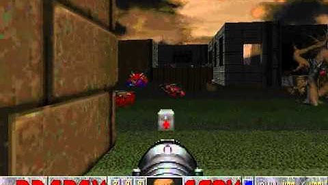 DOOM II: Demon Fear (UV Playthrough) [PC] - MAP18: The Infernal Gardens