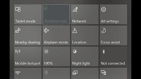 fix Rotation lock greyed out on Windows 10