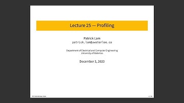 ECE 459 Lecture 27: Profiling (Flamegraph)