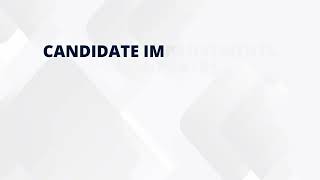 Candidate Application Redesign