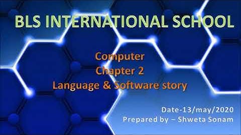 Class VI ch 2 Language and software story part 2