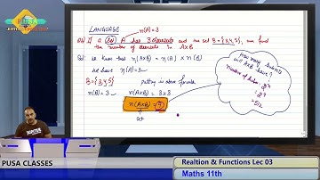 Relation & Function lec-03 by Sameer Kohli sir
