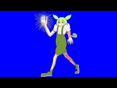Zundamon BB with a glowing right hand + usage example [voicevox]