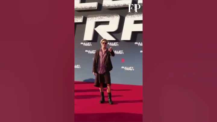 Brad Pitt en tenue Haans Nicholas Mott  la premire...