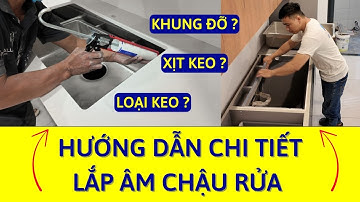 Lắp âm chậu rửa chén SIÊU CHẮC nếu áp dụng cách này | HUGA