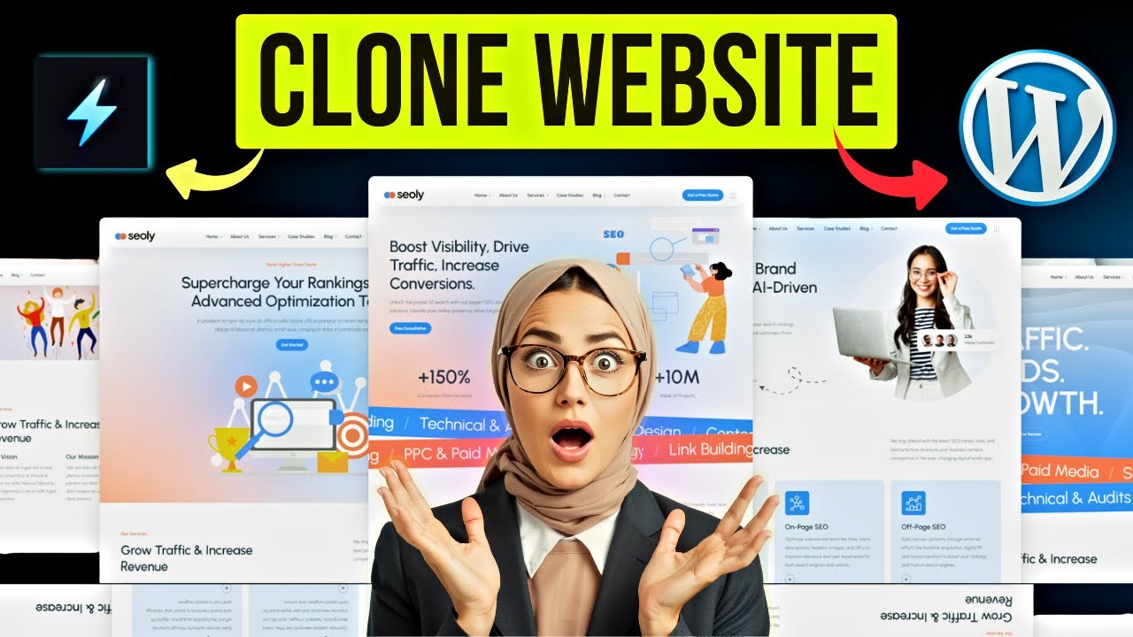 Clone Any Website with AI in 1 Click (2025) 🔥 | Build WordPress Sites Fast!