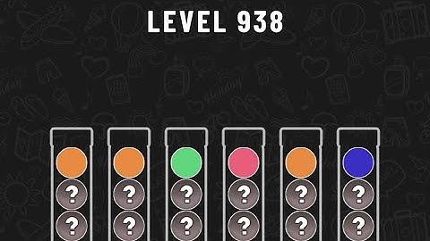 Ball Sort Puzzle Level 938 #ballsortpuzzle #ballsortpuzzlegameplay #puzzlegame #mobile games