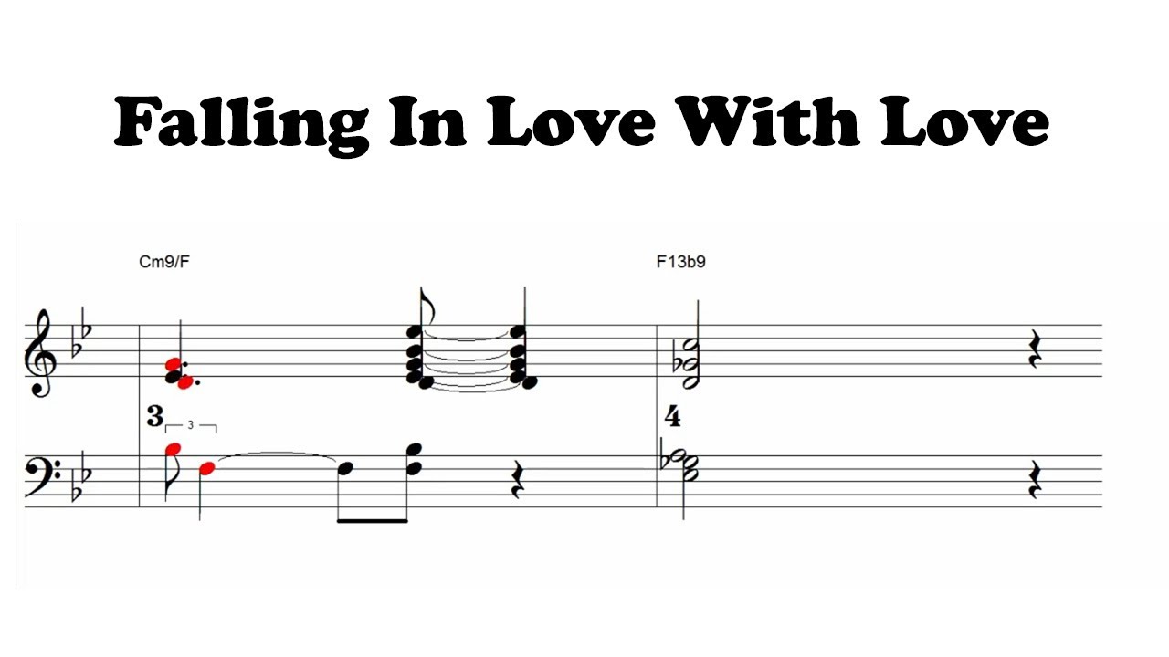 Guarda Falling In Love With Love - jazz standard - Piano sheet music | PDF download su YouTube Guarda Falling In Love With Love - jazz standard - Piano sheet music | PDF download su YouTube