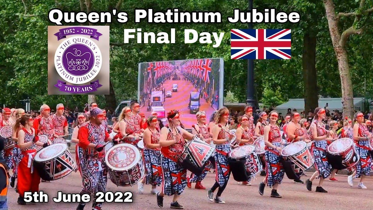 Final Day "Queen's Platinum Jubilee Pageant Parade" 5th June 2022 YouTube