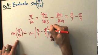 Trigonometry - Sum and Difference Formulas - Example 4