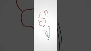 How to draw a beautiful flower step by step