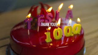 チャンネル登録1000名ありがとうございました‼︎